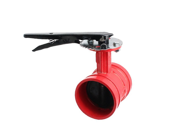 Hand Lever Grooved Butterfly Valve